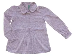Bennetton lyslilla langærmet kjole str. 86