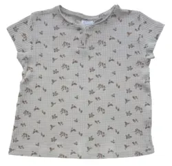 Zara beige kortærmet bluse str. 110