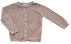 Friends tynd rosa finstrikket cardigan str. 80