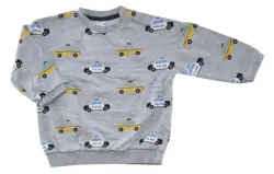 H&M lysegrå langærmet sweatshirt str. 86
