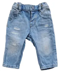 H&M lyseblå denimbukser str. 68
