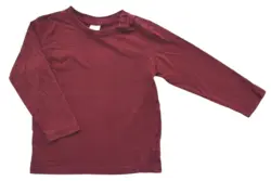 H&M mørkerød langærmet bluse str. 92