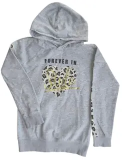 H&M lysegrå langærmet sweatshirt str. 134/140