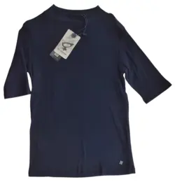 Ny Hound mørkeblåsort rib T-shirt str. XL
