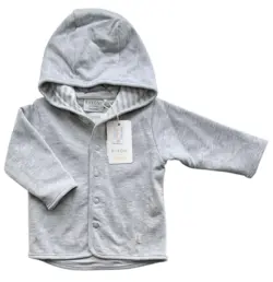 Ny Fixoni grey melange vendbar cardigan