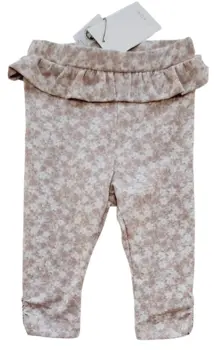 Nye Fixoni beige småblomstret leggings