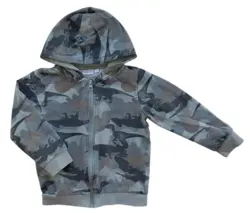 Name it grågrøn kamuflage sweatshirt str. 98