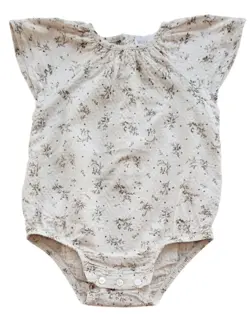 Zara beige kortærmet body str. 80