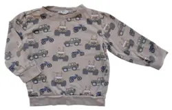 D.M.D lysebrun langærmet sweatshirt str. 110-116