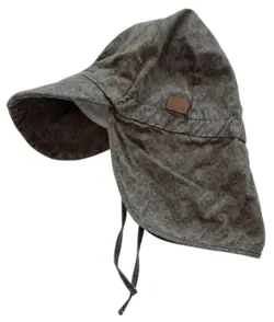 Melton armygrøn solhat str. 49 cm