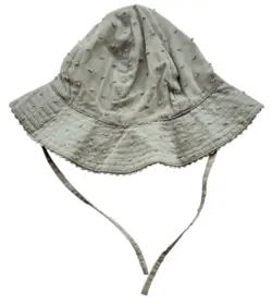 H&M grøn fin sommerhat str. 74-80