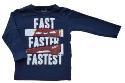 Name it mørkeblå langærmet T-shirt str. 86