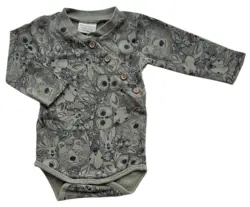 Minymo armygrøn langærmet body str. 56