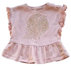 Small rags rosa sød lille bluse eller kjole str. 62