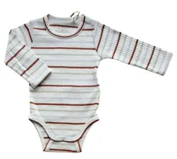 Ny Fixoni råhvid stribet rib body