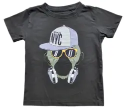 VRS mørkegrøn kortærmet T-shirt str. 98-104