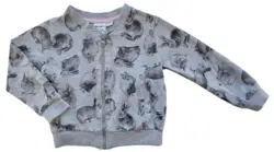 VRS lysegrå langærmet sweatshirt str. 98-104