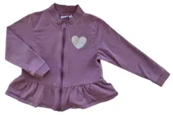 Guppy lilla langærmet sweat bluse str. 110