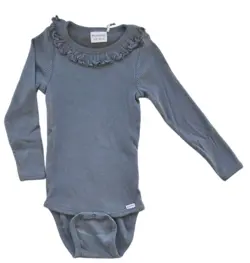 Ny Minymo grå langærmet rib body