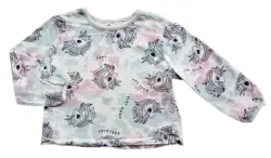 H&M hvid langærmet sweatshirt str. 98-104