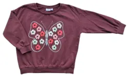 Guppy mørkerød langærmet sweatshirt str. 110