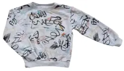 VRS lysegrå langærmet sweatshirt sr. 110-116