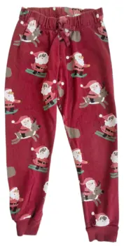 H&M mørkerøde jule sweatpants str. 122