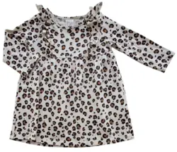 H&M beige langærmet kjole str. 68