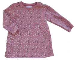 Fox & bunny rosa langærmet kjole str. 98
