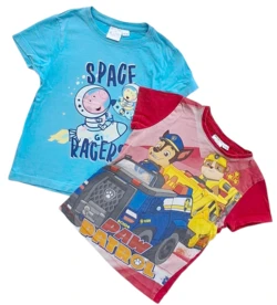 Peppa pig og Nickelodeon to T-shirts str. 98-104