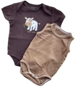 Baby Gap og VRS to brune bodys str. 62