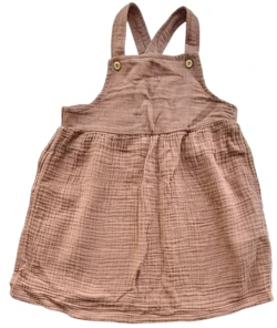 H&M orangebrun muslin kjole str. 92