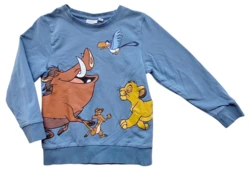 Name it gråblå langærmet sweatshirt str. 104