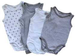H&M og VRS 4 ærmeløse bodys str. 80
