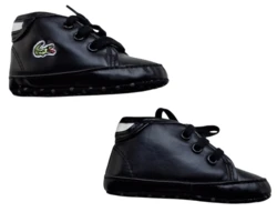 Lacoste sorte bløde baby sneakers str. 20, siden