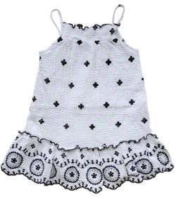 Primark hvid muslin sommerkjole str. 92