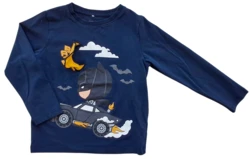 Name it mørkeblå langærmet T-shirt str. 98