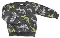 VRS armygrøn langærmet sweatshirt str. 98-104