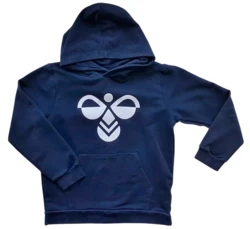 Hummel mørkeblå langærmet sweatshirt str. 128