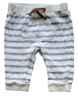 H&M råhvide stribede sweatpants str. 62