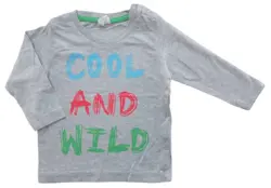 H&M lysegrå langærmet T-shirt str. 68
