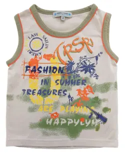 Small gang beige tanktop str. 86