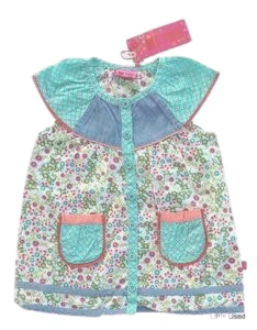Ny Me Too blomstret kjole str. 92