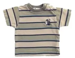 Disney beige stribet T-shirt str. 62