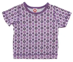Katvig lilla mønstret T-shirt str. 74