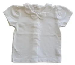 H&M hvid kortærmet bluse str. 74