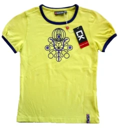 Ny Color kids gul kortærmet T-shirt str. 8