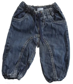 Minymo baggy denim baby bukser str. 68