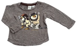 H&M brun stribet langærmet T-shirt str. 68