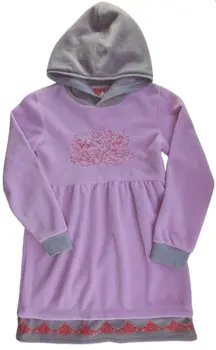 Ny Freoli lyselilla lang fleece kjole str. 12 år